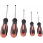 Brüder Mannesmann set de destornilladores de 12 piezas planos, Phillips y Pozidriv M11305