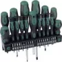BRÜDER MANNESMANN set de destornilladores de 37 piezas con puntas, acero cromo-vanadio, puntas magnéticas, certificado GS (M11415)