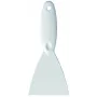 Haug Bürsten espátula de cocina 110 mm acero inoxidable con mango blanco (8923)
