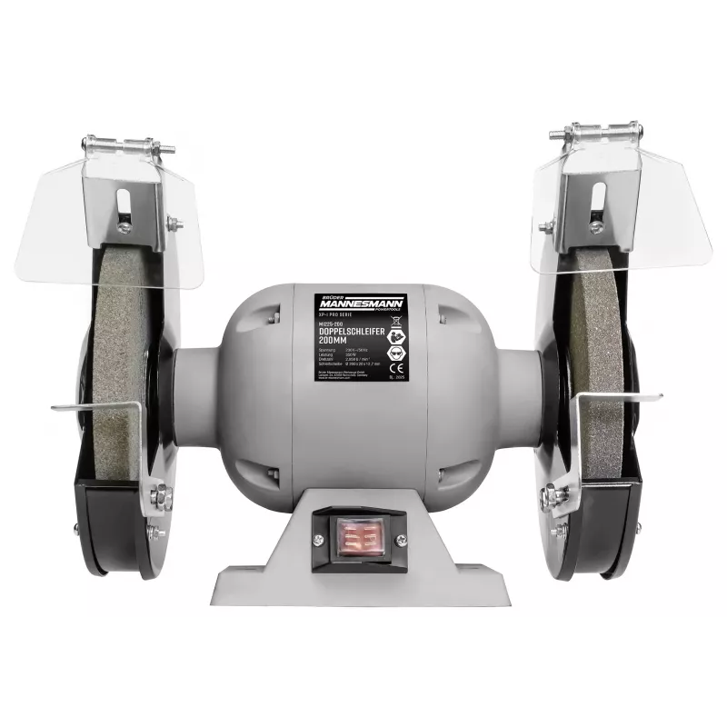 Brüder Mannesmann M 1225-200 Amoladora de doble muela 350 W 200 mm