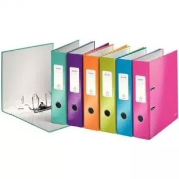 LEITZ WOW Archivador de anillas 180° A4 80 mm colores surtidos (pack de 10) 1005-10-99