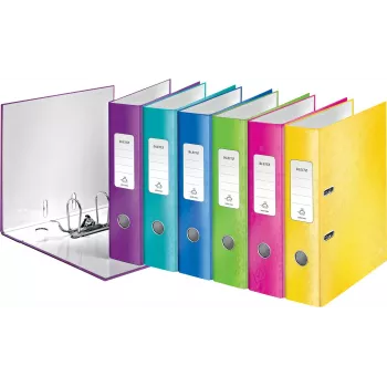 LEITZ WOW Archivador de anillas 180° A4 80 mm colores surtidos (pack de 10) 1005-10-99