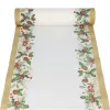 PAPSTAR Camino de mesa muérdago y piña 37231 multicolor 40 cm x 24 m