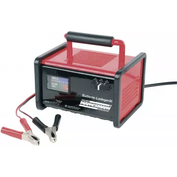 Brüder Mannesmann Cargador de batería de taller 6/12V, 2A/8A, batería de plomo (M12720)
