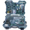 BRÜDER MANNESMANN Set de herramientas de 303 piezas en maletín de aluminio | herramientas manuales variadas, vasos, puntas | 29088