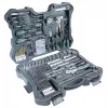 BRÜDER MANNESMANN Set de herramientas de 303 piezas en maletín de aluminio | herramientas manuales variadas, vasos, puntas | 29088
