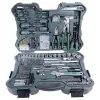 BRÜDER MANNESMANN Set de herramientas de 303 piezas en maletín de aluminio | herramientas manuales variadas, vasos, puntas | 29088