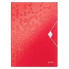 Leitz WOW Libro de presentación A4 polipropileno rojo vertical 40 fundas 80 hojas 45990026