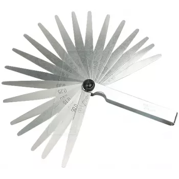 BRÜDER MANNESMANN MAN M247-20 Juego de galgas de espesores, 20 hojas, 0,05–1,0 mm, métrico