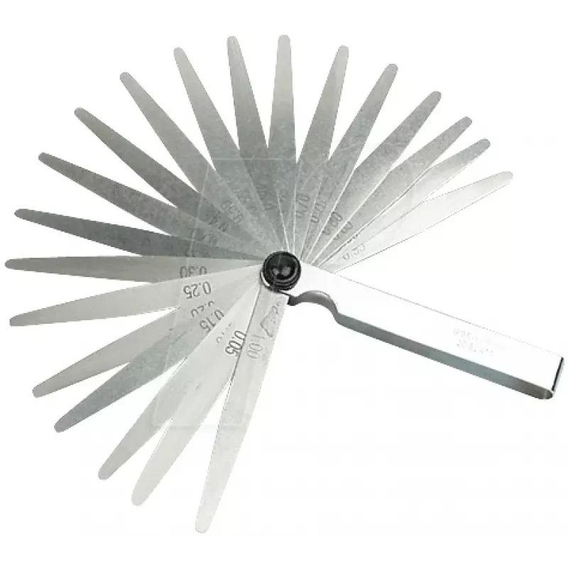 BRÜDER MANNESMANN MAN M247-20 Juego de galgas de espesores, 20 hojas, 0,05–1,0 mm, métrico