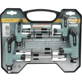 Brüder Mannesmann Juego de 8 destornilladores Torx M18198