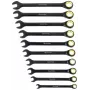 BRÜDER MANNESMANN Q25210 Quantool Juego de llaves combinadas 10 piezas 8-19 mm