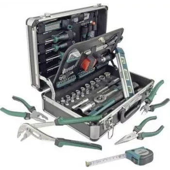 Brüder Mannesmann Set de herramientas de bricolaje de 90 piezas en maletín de aluminio M29067