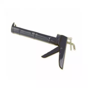 Brüder Mannesmann Pistola manual para cartuchos de 310 ml con cierre de clip, azul/plata