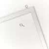 ZELLER Tablero de planificación 60 x 40 cm pizarra blanca magnética con marco de aluminio 11515
