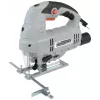 BRÜDER MANNESMANN M12781 Sierra de calar electrónica de 800W con movimiento pendular de 4 niveles, cambio de hoja sin herramientas, 0-3000 carreras/min, 80 mm de profundidad de corte en madera