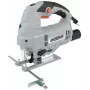 BRÜDER MANNESMANN M12781 Sierra de calar electrónica de 800W con movimiento pendular de 4 niveles, cambio de hoja sin herramientas, 0-3000 carreras/min, 80 mm de profundidad de corte en madera