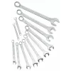 BRÜDER MANNESMANN set de llaves combinadas, 12 piezas, acero cromo-vanadio, DIN 3113, 6-22 mm, cromadas (130-12 DIN)