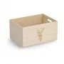 Zeller caja de almacenaje ciervo natural 35 x 25 x 18 cm 15222