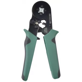 BRÜDER MANNESMANN set de alicates de crimpar, 3 piezas: alicate de crimpar 200 mm, alicate de corte diagonal para electrónica 110 mm, pelacables automático 200 mm M10999