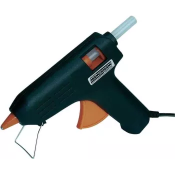 Brüder Mannesmann set de pistola de pegamento caliente de 7 piezas M49200 | 20 W, barras de pegamento de 11 mm, soporte integrado
