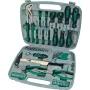 BRÜDER MANNESMANN set de herramientas manuales de 57 piezas con maletín de transporte | acero cromo-vanadio | hogar y bricolaje 29057
