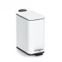 Zeller 18960 Papelera 5,0 L, blanco