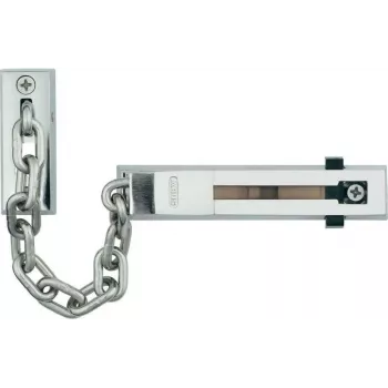 ABUS SK66 N SB Cadena de puerta, niquelada, nivel de seguridad 3