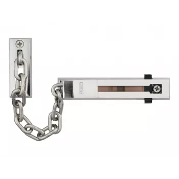 ABUS SK66 N SB Cadena de puerta, niquelada, nivel de seguridad 3