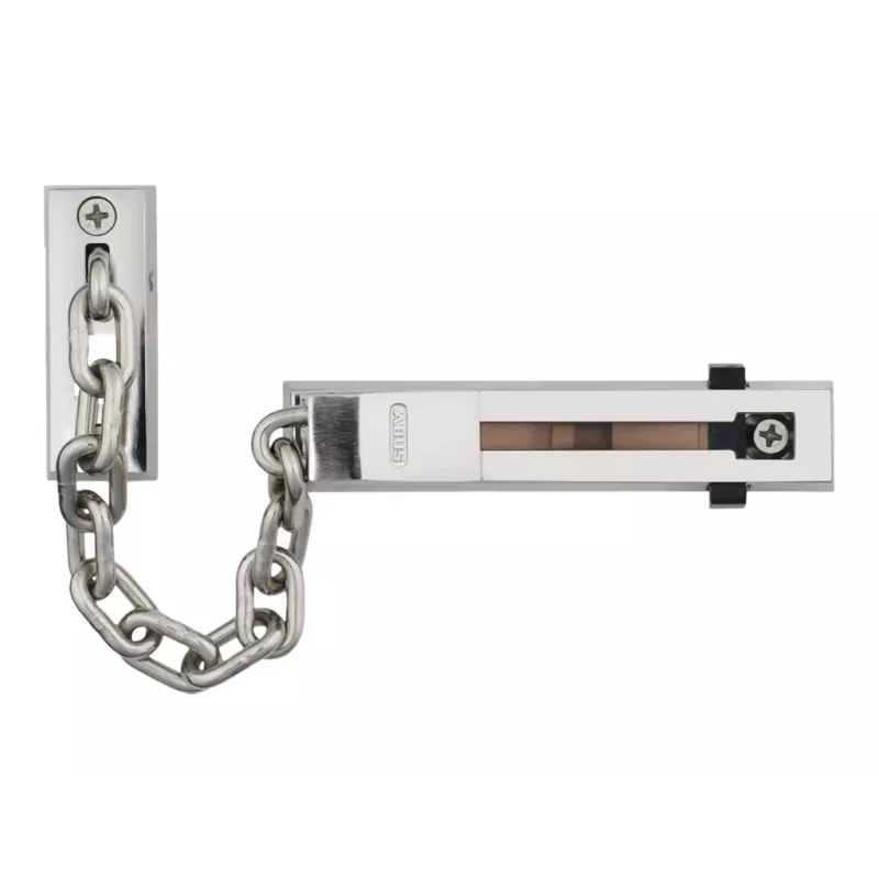 ABUS SK66 N SB Cadena de puerta, niquelada, nivel de seguridad 3
