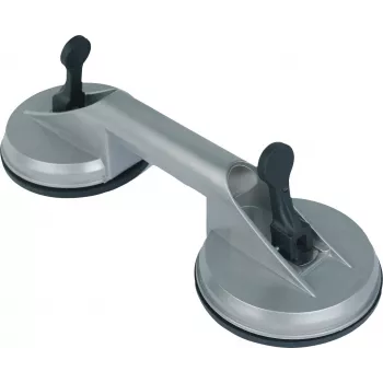 BRÜDER MANNESMANN Ventosa con 2 ventosas, 115 mm de diámetro, plástico ABS irrompible, 1 unidad (99002)