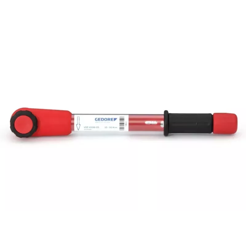 Gedore VDE 4508-05 3079066 Llave dinamométrica aislada 1/2 pulgadas 10-50 Nm