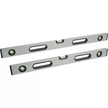 BRÜDER MANNESMANN Nivel 600 mm, 3 burbujas, aluminio 80860