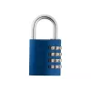 ABUS 488078 Candado macizo de latón con arco de acero templado, cuerpo de 45 mm, apertura distinta, 2 llaves ABVS48807