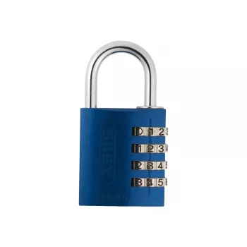 ABUS 488078 Candado macizo de latón con arco de acero templado, cuerpo de 45 mm, apertura distinta, 2 llaves ABVS48807