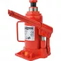 BRÜDER MANNESMANN Gato hidráulico 10 t con válvula de sobrecarga, rojo (M00710)