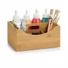 Zeller Caja de almacenamiento Natural 25 x 18 x 12 cm bambú 13336