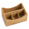 Zeller Caja de almacenamiento Natural 25 x 18 x 12 cm bambú 13336