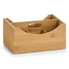 Zeller Caja de almacenamiento Natural 25 x 18 x 12 cm bambú 13336