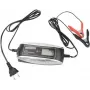Brüder Mannesmann M12715 Cargador de batería automático 6V/12V 0,8A para baterías de plomo-ácido