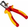 BRÜDER MANNESMANN Alicates pelacables VDE 160 mm, aislados 1000V, cromo-vanadio, rojo/amarillo 10608