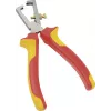 BRÜDER MANNESMANN Alicates pelacables VDE 160 mm, aislados 1000V, cromo-vanadio, rojo/amarillo 10608