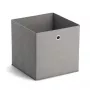 Zeller 14110 Caja de almacenamiento de tela no tejida, 30 L, 32 x 32 x 32 cm, gris