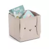 Zeller Caja de almacenamiento Rabbit beige 28 x 28 x 28 cm (14492)