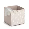 Zeller Caja de almacenamiento Pampasgras beige 32 x 32 x 32 cm 14538