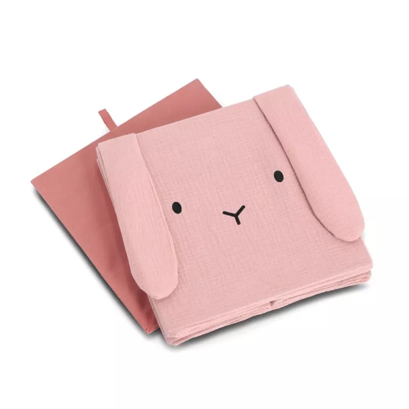 Zeller Caja de almacenamiento Hase rosa antiguo 28 x 28 x 28 cm 14493