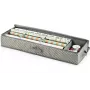 Zeller Organizador de papel de regalo gris/blanco 90 x 30 x 12 cm (14665)