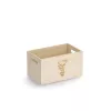 Zeller Caja de almacenamiento Hirsch natural 25 x 15 x 14 cm (15220)
