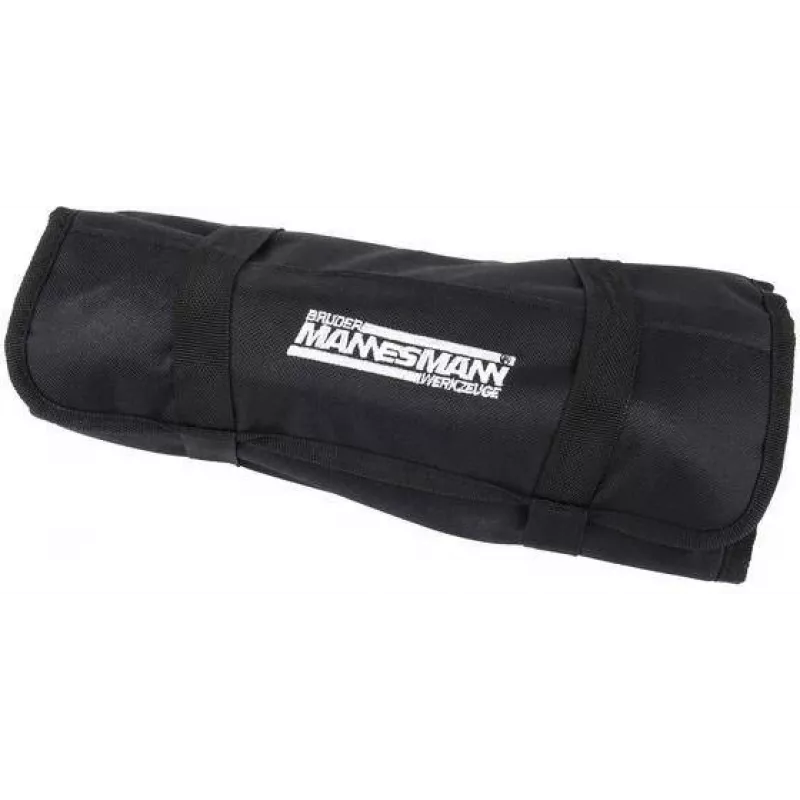 Brüder Mannesmann M21170 Juego de 65 herramientas en bolsa de tela, acero cromo-vanadio, negro/verde