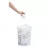 ZELLER 23 L cubo de basura redondo blanco 17724